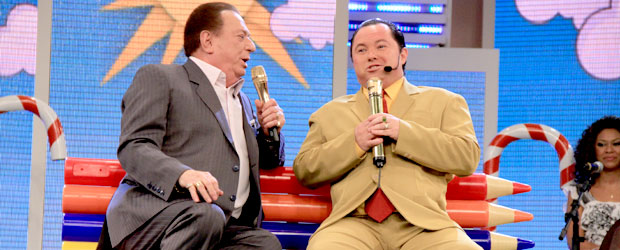 Raul Gel encontra Raul Gil no Crian�as Curiosas; assista
